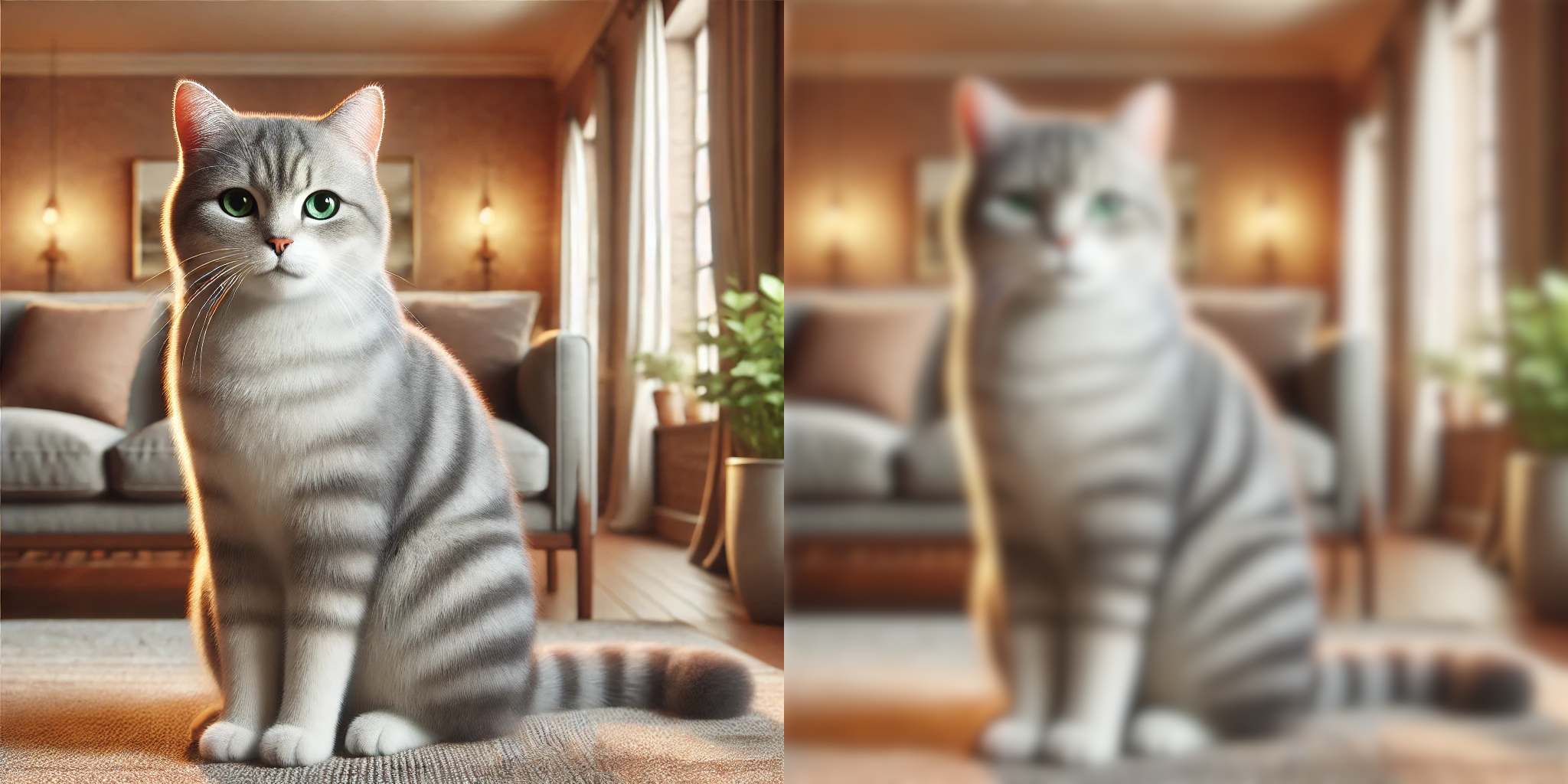 Un gatto
