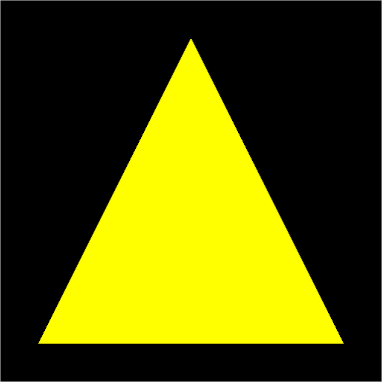 Un triangolo giallo
