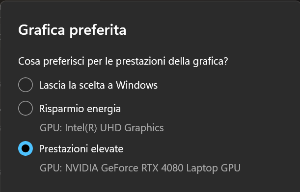 Abilitazione per Chrome